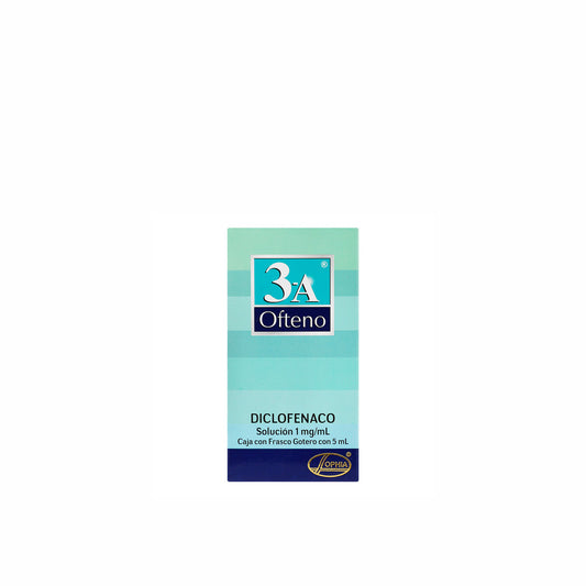 3‐A OFTENO Solución Oftálmico 0.1% con 5 ml