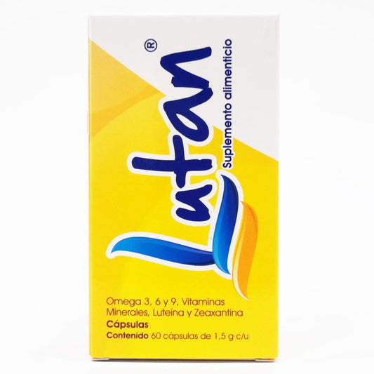 LUTAN Suplemento Alimenticio 1,5 g c/u con 60 capsulas