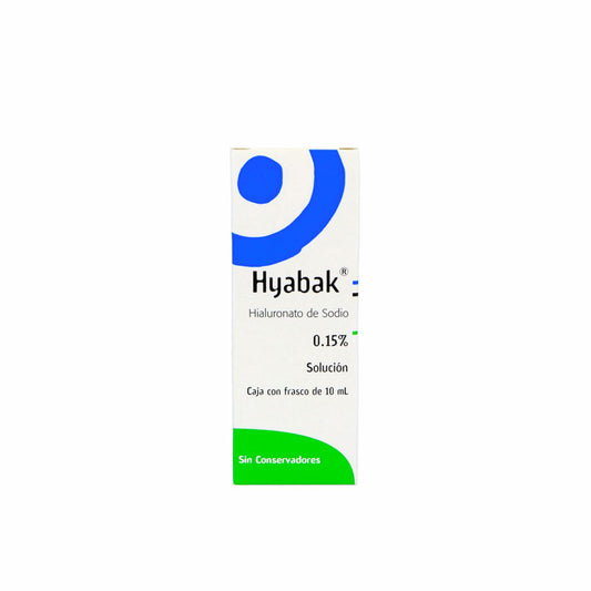 HYABAK 0.15 % Solución Oftálmica con 10 mL Lagrimas artificiales