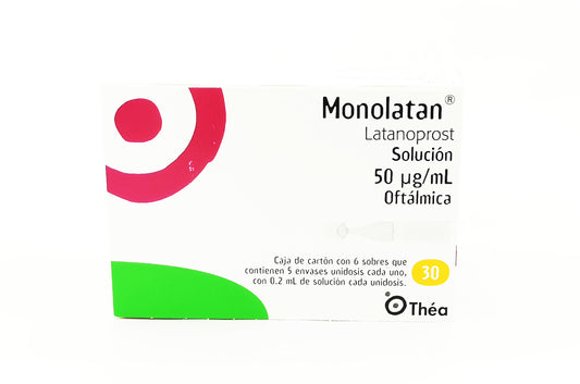 MONOLATAN Solución 50 Mcg / mL Oftálmica Caja Con 30 dosis.