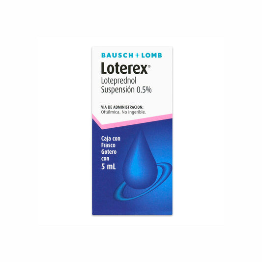 LOTEREX 0.5 % Suspensión Oftálmica con 5 mL