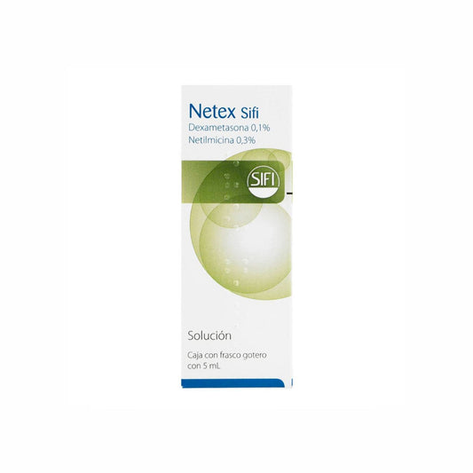 NETEX SIFI 0.1%/0.3% Solución Oftálmica con 5ml