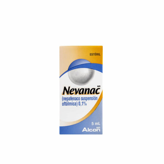 NEVANAC 0.1 % Suspensión Oftálmica de 5ml