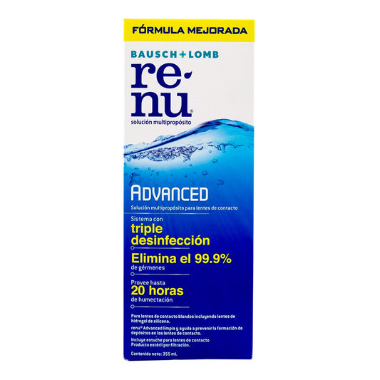 RENU ADVANCED 355ML SOLUCIÓN MULTIPROPÓSITO