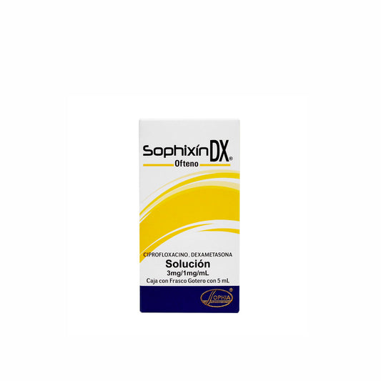 SOPHIXIN DX ofteno 3mg/1mg/ml Solución Oftálmico con 5 ML