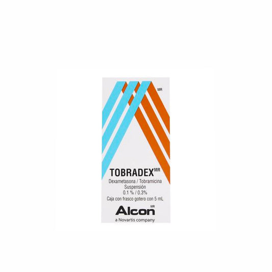 TOBRADEX 0.1%/0.3 %, Suspensión Oftálmica 5 ml