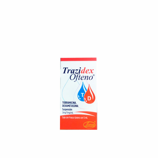 TRAZIDEX OFTALMICA 3mg/1mg/ml Solución Oftálmica con 5 mL