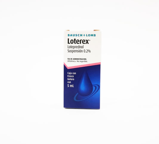 LOTEREX 0.2% Suspensión Oftálmica 5 mL