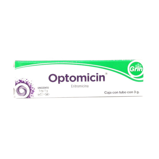 OPTOMICIN ungüento 5mg/1g en tubo con 3g.