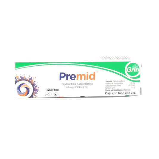 PREMID Ungüento 5.0mg/100.0mg/g tubo con 3g.