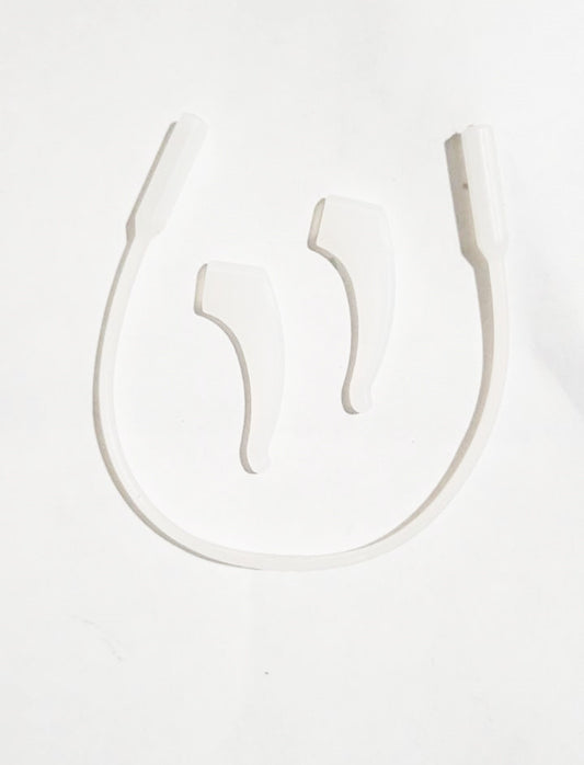 Sujetador de lentes y correa elastica