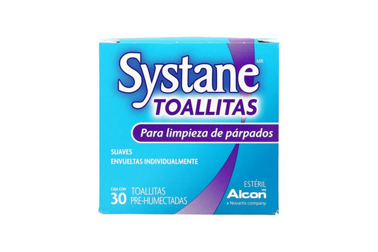 SYSTANE TOALLITAS para limpieza párpados